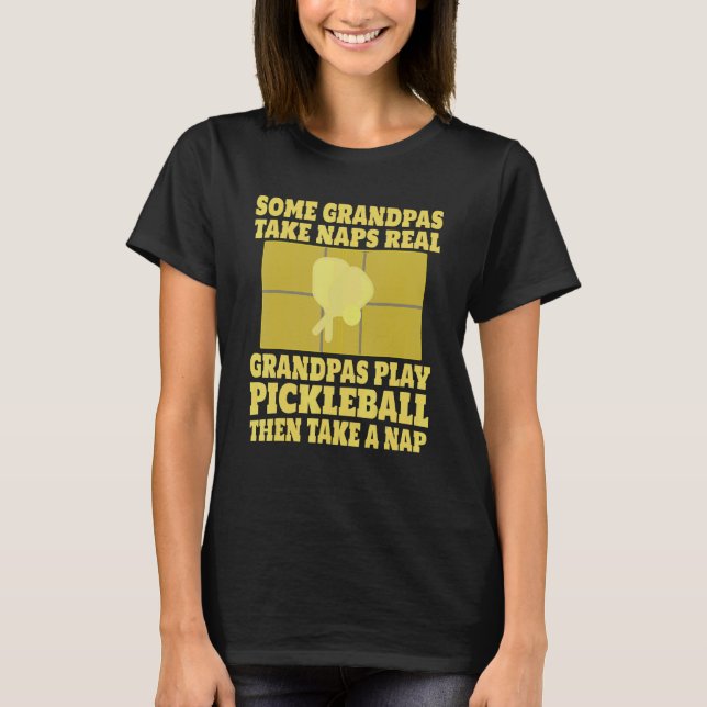 Camiseta Mens Some Grandpas Take Naps Real Grandpas Play Pi (Frente)
