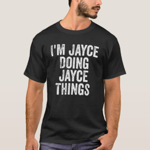 Camiseta Mens, sou Jayce fazendo Jayce coisas personalizada