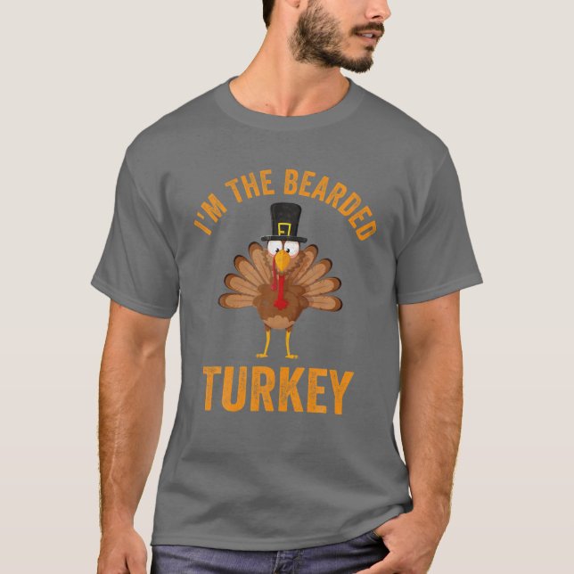 Camiseta Mens, sou o dia de Ação de Graças da Turquia Engra (Frente)