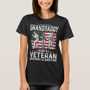 Camiseta Mens, sou um Pai, Avô Veterano Dia de os pais