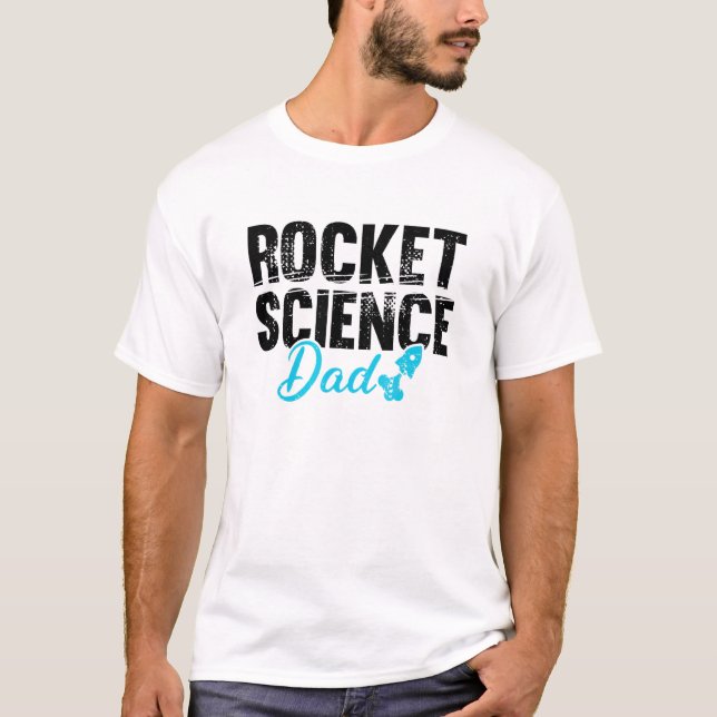 Camiseta Mens Space Engineering Aerospace Rocket Science Da (Frente)