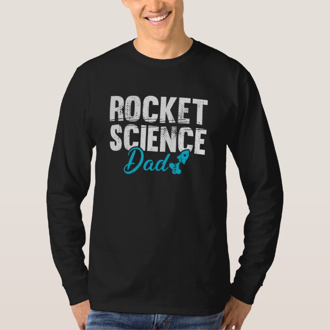 Camiseta Mens Space Engineering Aerospace Rocket Science Da (Frente)