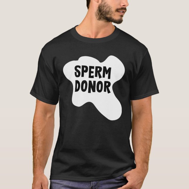 Camiseta Mens Sperm Donor (Frente)