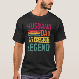 Camiseta Mens Spouse 46º aniversário Pai de marido de 46 an