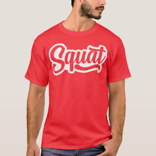 Camiseta Mens SQUAT Gym Malhação Workout Bodybuilding Motiv