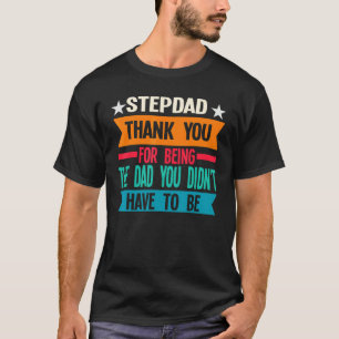 Camiseta Mens Stepdad Obrigado Por Serem O Pai Stepfathe