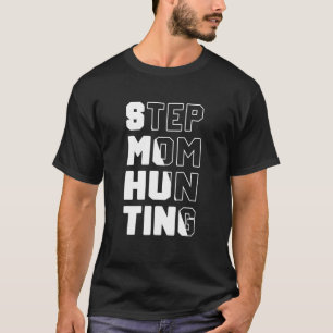 Camiseta Mens Stepman Caçando Dizendo piada