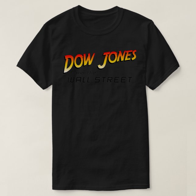 Camiseta Mens Stock Echange Dow Jones Wall Street Stock Tra (Frente do Design)