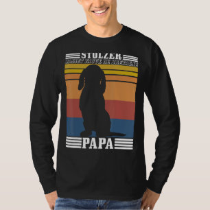 Camiseta Mens Stolzer Basset Fauve De Bretagne Papa