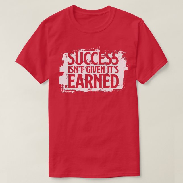 Camiseta Mens Strongman: potência de sucesso (Frente do Design)