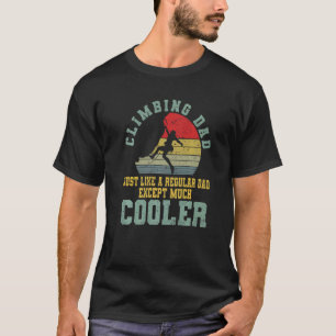 Camiseta Mens Subindo Pai Como Um Clim De Rock De Pai Norma