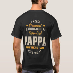Camiseta Mens Super Legal Pappa Matando Pai Presente