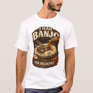 Camiseta Men's T-Shirt "I had Banjo for Breakfast"