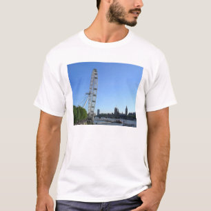 Camiseta Mens T Shirt with London Eye Ferris Wheel