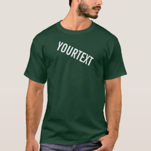 Camiseta Mens T-Shirts Adicionar O Texto Design Moderno