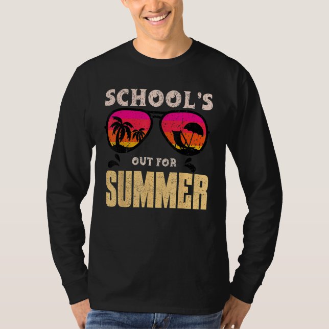 Camiseta Mens Teacher Summer Kids Last Day of Schools Out F (Frente)