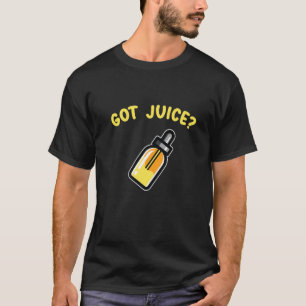 Camiseta Mens Têm Suco Vaping Vapor Fumante E Cig Suportado
