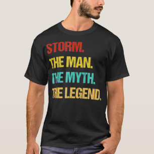 Camiseta Mens Tempestam O Homem, o Mito, a Lenda