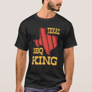 Camiseta Mens Texas CHURRASCO King Barbecue Fumando CHURRAS