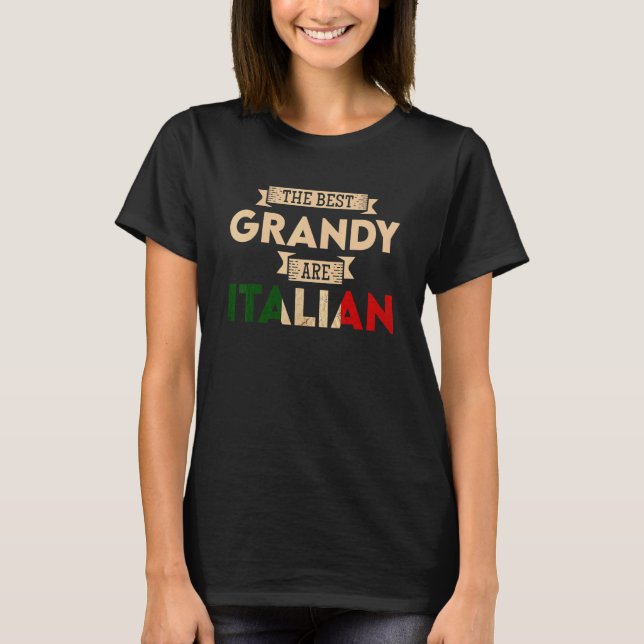 Camiseta Mens The Best Grandy São A Bandeira Italiana Pa (Frente)