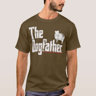 Camiseta Mens The Dogfather Pomeranian Tshirt Father's D