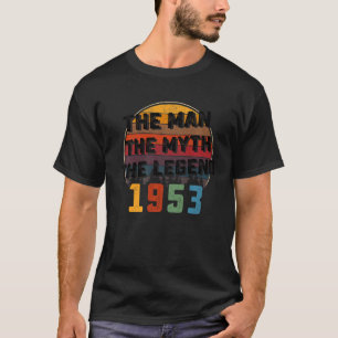 Camiseta Mens The Man Myth Legend 1953 70 Birthday Por 7