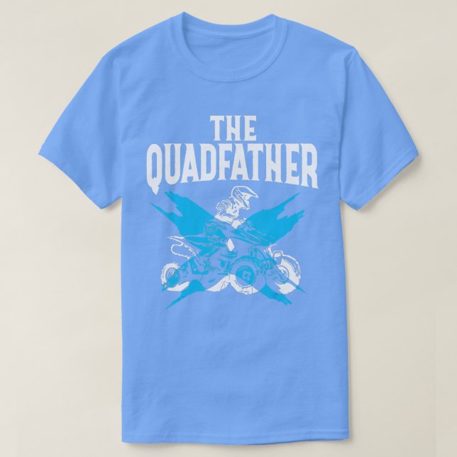 Camiseta Mens The Quaddad ATV (Frente do Design)