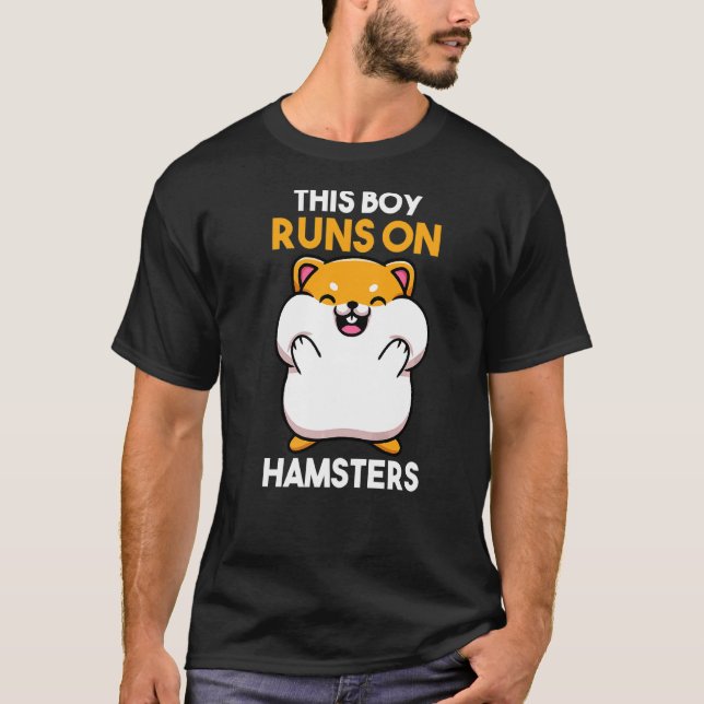 Camiseta Mens This Boy Executa Em Hamsters (Frente)
