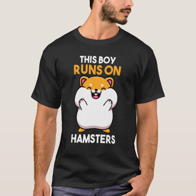 Camiseta Mens This Boy Executa Em Hamsters (Frente)