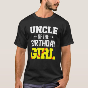 Camiseta Mens Tio Da Fama De Garota De Aniversário