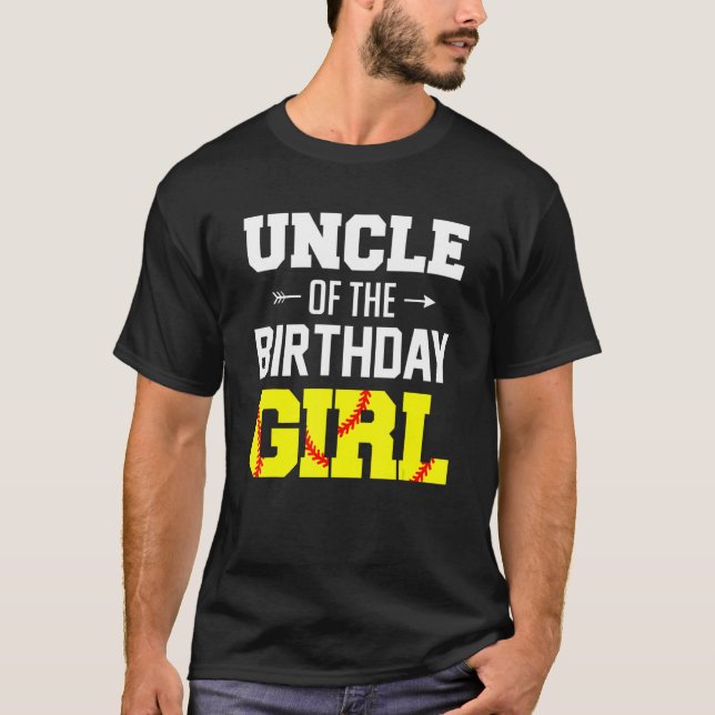 Camiseta Mens Tio Da Fama De Garota De Aniversário (Frente)