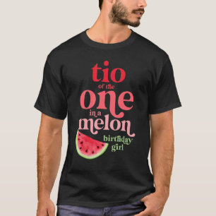 Camiseta Mens Tio Do De Uma Garota Melon Aniversário