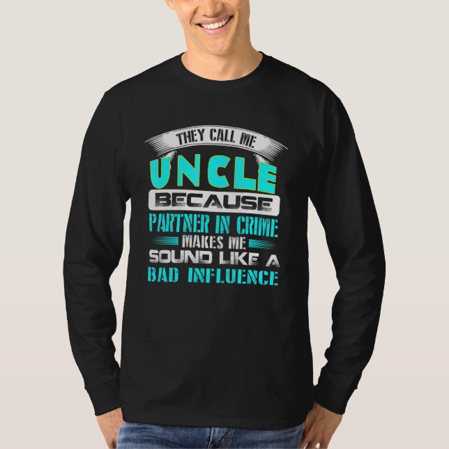 Camiseta Mens Tio Parceiro Do Crime (Frente)