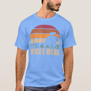 Camiseta Mens Tio Urso de 4 Tio de 4 Sobrinhas