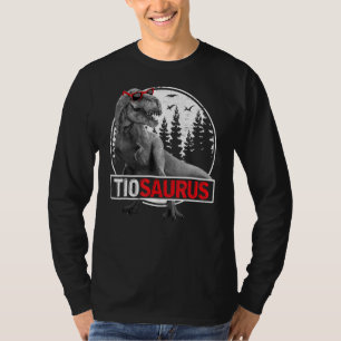 Camiseta Mens Tiosaurus Rex Dinossaur Tio Saurus Da Pai