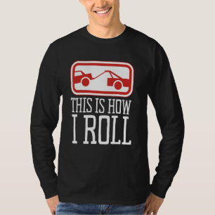 Camiseta Mens Tow Truck Driver Wrecker Hoist Equipes de Cam