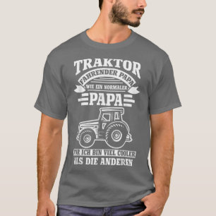 Camiseta Mens Traktor Fahrender papa wik normaler papa Fami