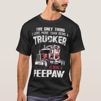 Camiseta Mens Trucker Peepaw Driver Vovô Peepaw