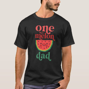 Camiseta Mens Um Em Um Berço De Melancia Pai De Melão