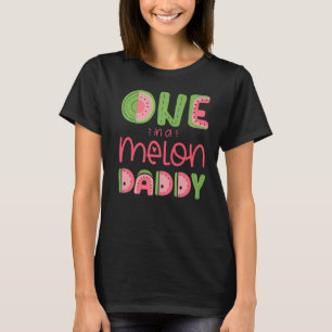 Camiseta Mens Um Em Um Melão De Melancia De Pai De Melancia
