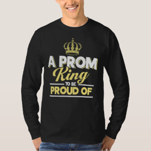 Camiseta Mens Um Rei Baile de formatura Que Se Orgulha Da G