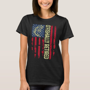 Camiseta Mens Usa Bandeira Patriótica O'Fisicamente Gordura