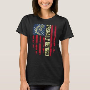 Camiseta Mens Usa Bandeira Patriótica O'Fisicamente Gordura