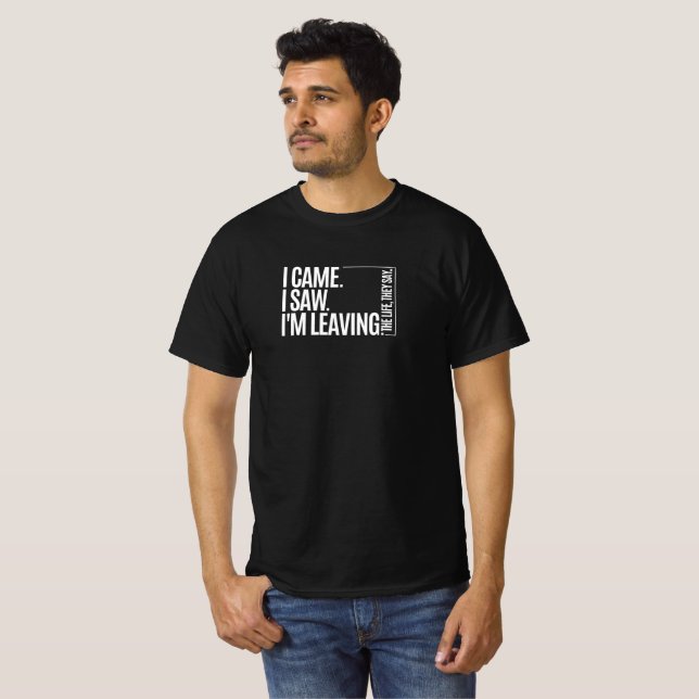 Camiseta Men's Value T-Shirt | Sarcastic Daily Wear | I'm L (Frente Completa)