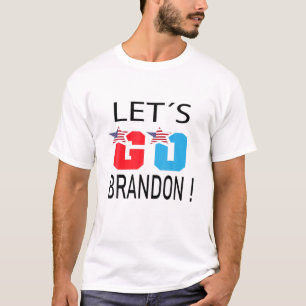 Camiseta Mens, vamos a Brandon! ,Política Engraçada