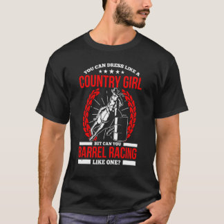 Camiseta Mens Vestiam Como Uma Garota Do Campo Mas Você Pod