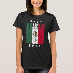 Camiseta Mens Vintage Abuelo México Bandeira Avô Mexicano A