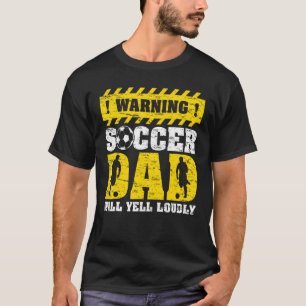 Camiseta Mens Vintage Adverte Gritará Alto Pai F