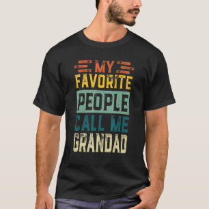 Camiseta Mens Vintage As Minhas Pessoas Favoritas Chamam-Me