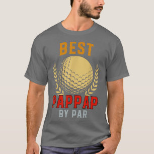 Camiseta Mens Vintage Best Pappap By Par Grandpa Golfer Fat